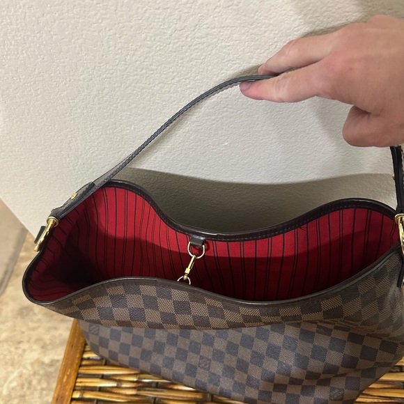Authentic Louis Vuitton Delightful MM Damier Ebene With Matching Wallet - Picture 14 of 16